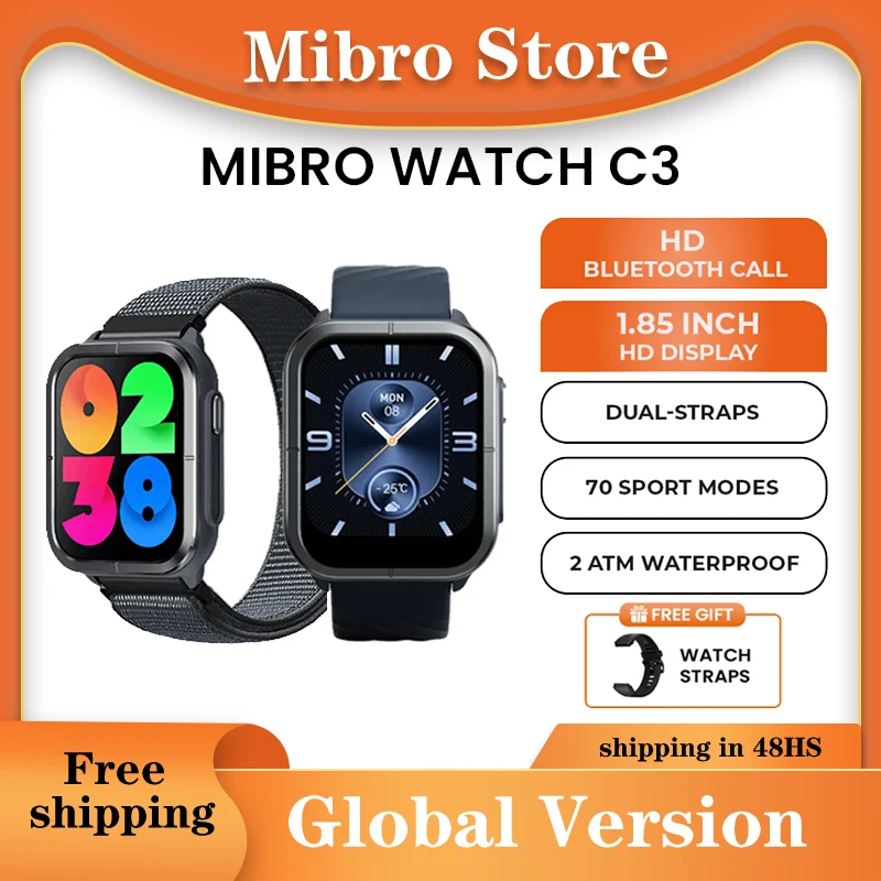 Mibro C3 ساعة بلوتوث رياضية ذكية reloj inteligente ساعة ذكية مراقب الفقرة hombres mujer relojes inteligentes para