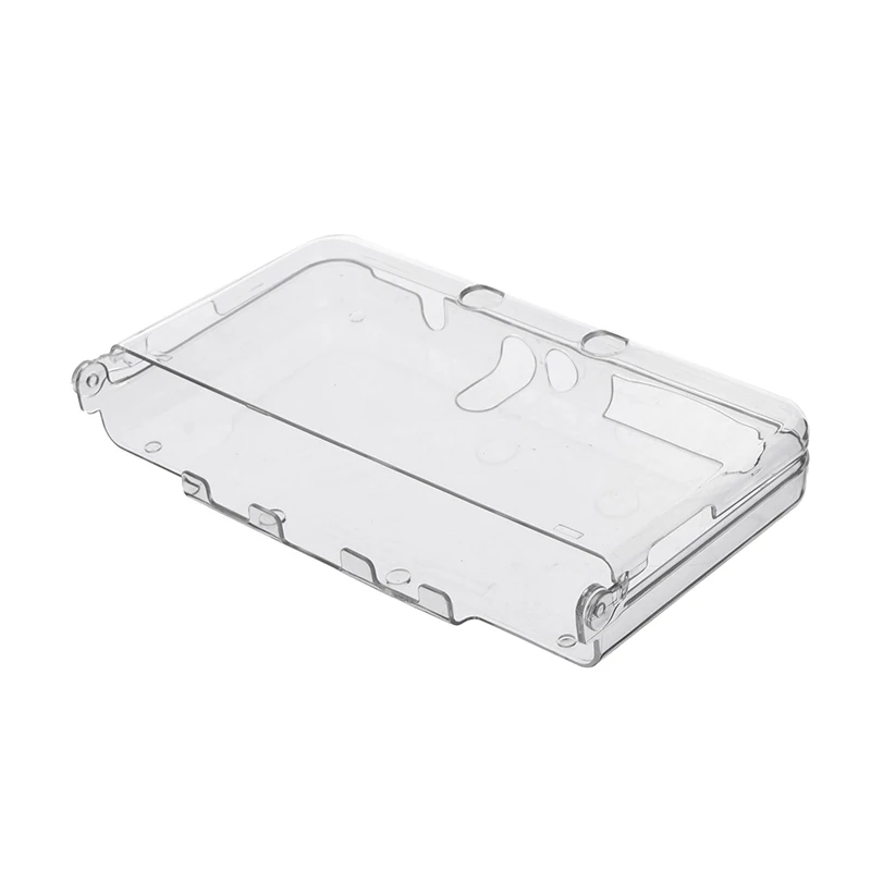 Capa protetora de pele dura shell para o novo 3DS Console, acessórios profissionais DIY, plástico, transparente, cristal, 1pc