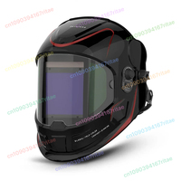 Auto Darkening Welding Helmet Large Screen 180 View True Color Solar Welder Mask 4 ARC Sensors 1/1/1/2 Optical Weld Hood