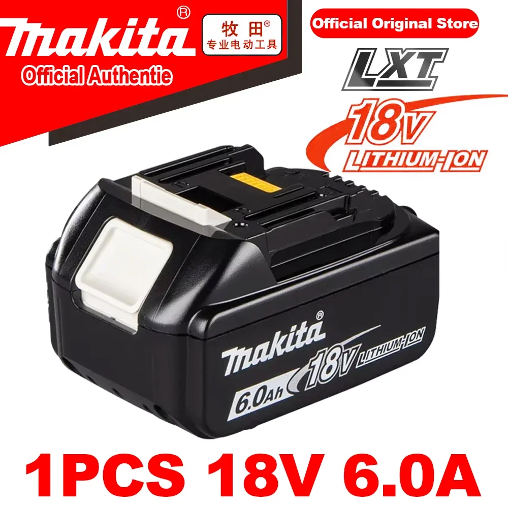 

Original Makita 18V 6.0Ah Rechargeable Power Tools Battery 18V makita with LED Li-ion Replacement LXT BL1860B BL1860 BL1850