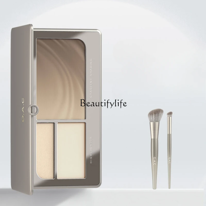 

Shadow Contour Compact Gradient Natural Three-Color Matte Nose Shadow Shadow Highlight Repair Integrated