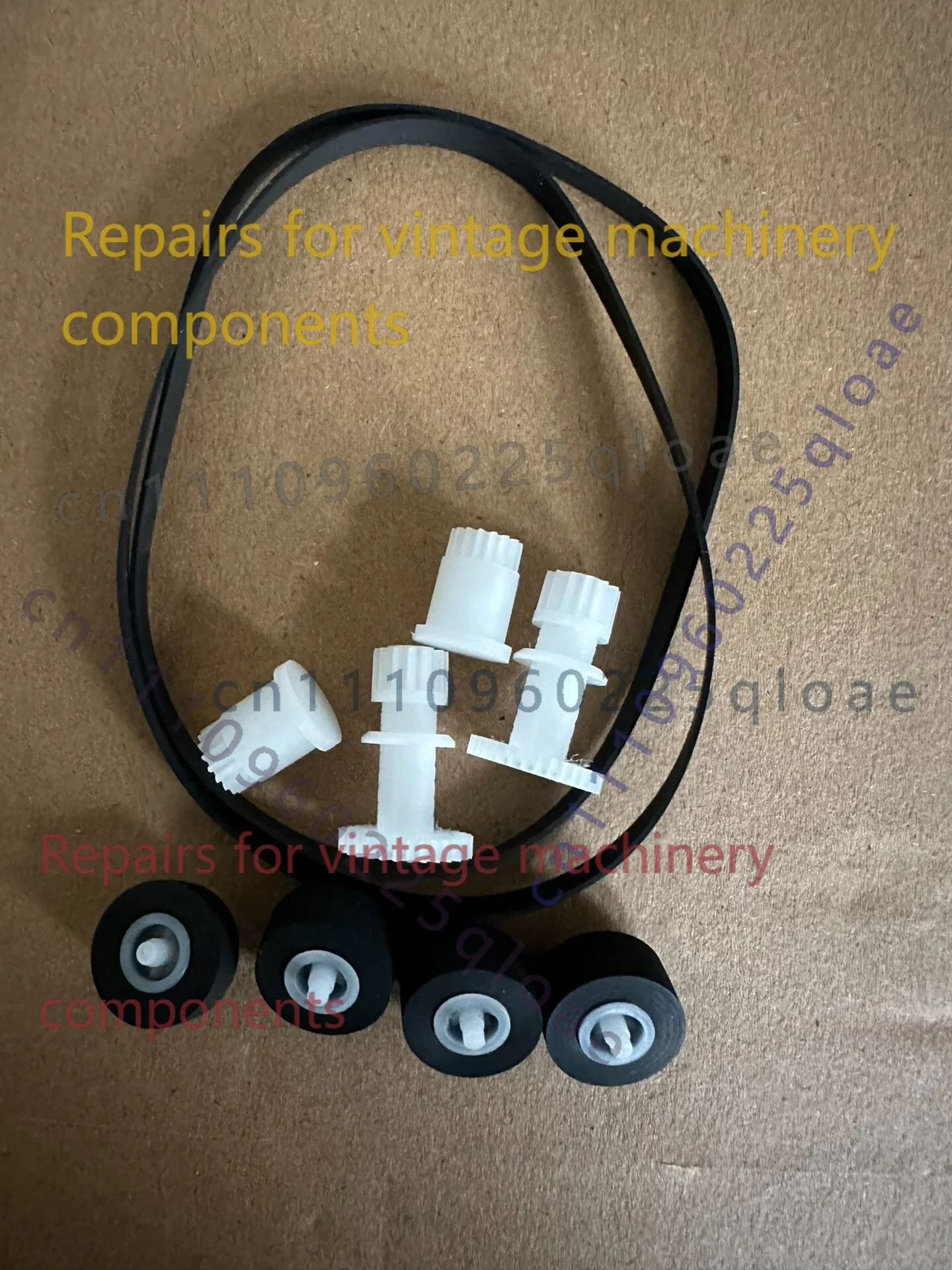 10PCS Drive Belt & Pinch Roller Repair Kit FOR PANASONIC SC-CH VC CA Series Cassette Audio System Spare Parts