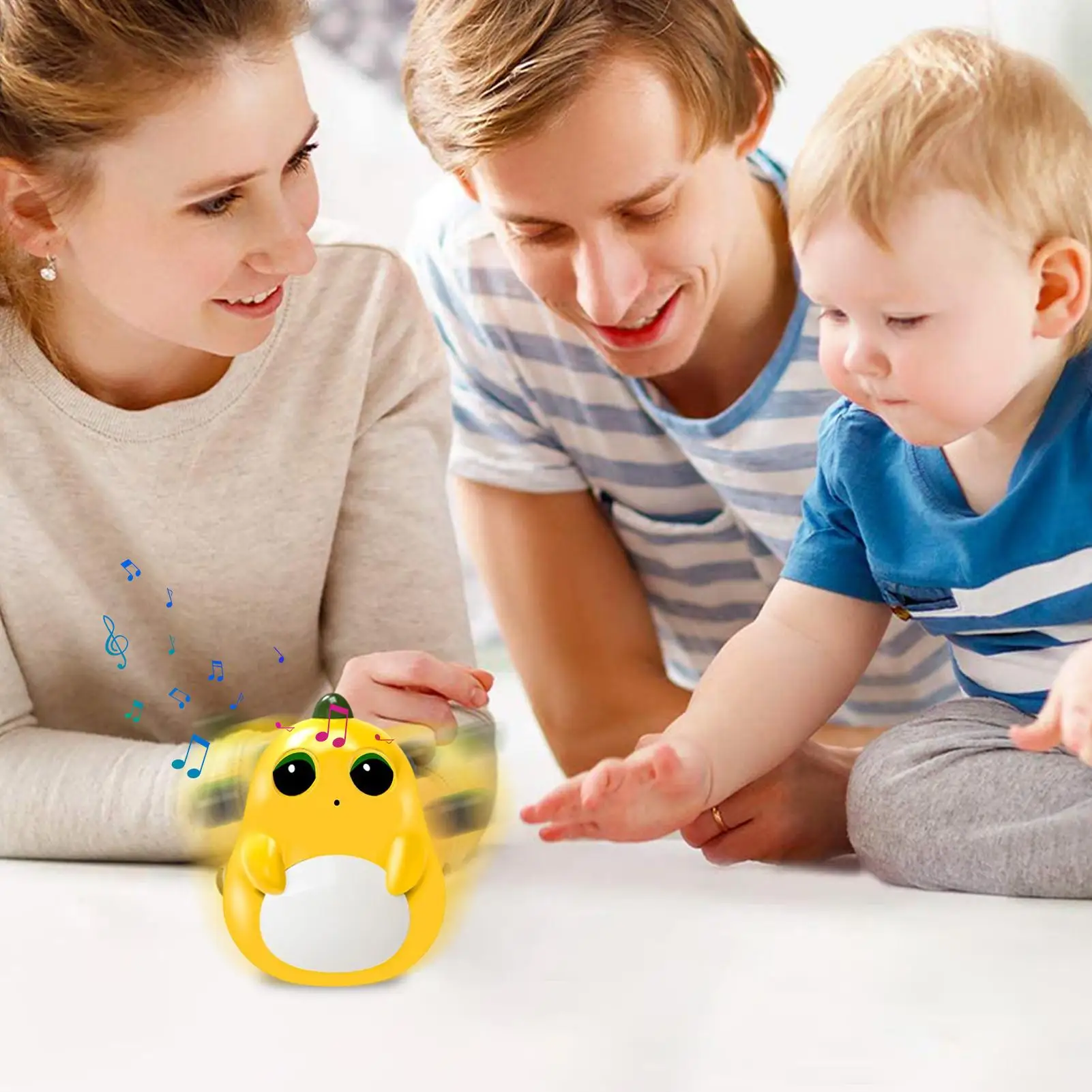 Juguete Wobbler para bebé, juguete Wobbler que cuota con ojos parpadeantes, desarrollo sensorial de educación temprana, actividad de aprendizaje para 5 años