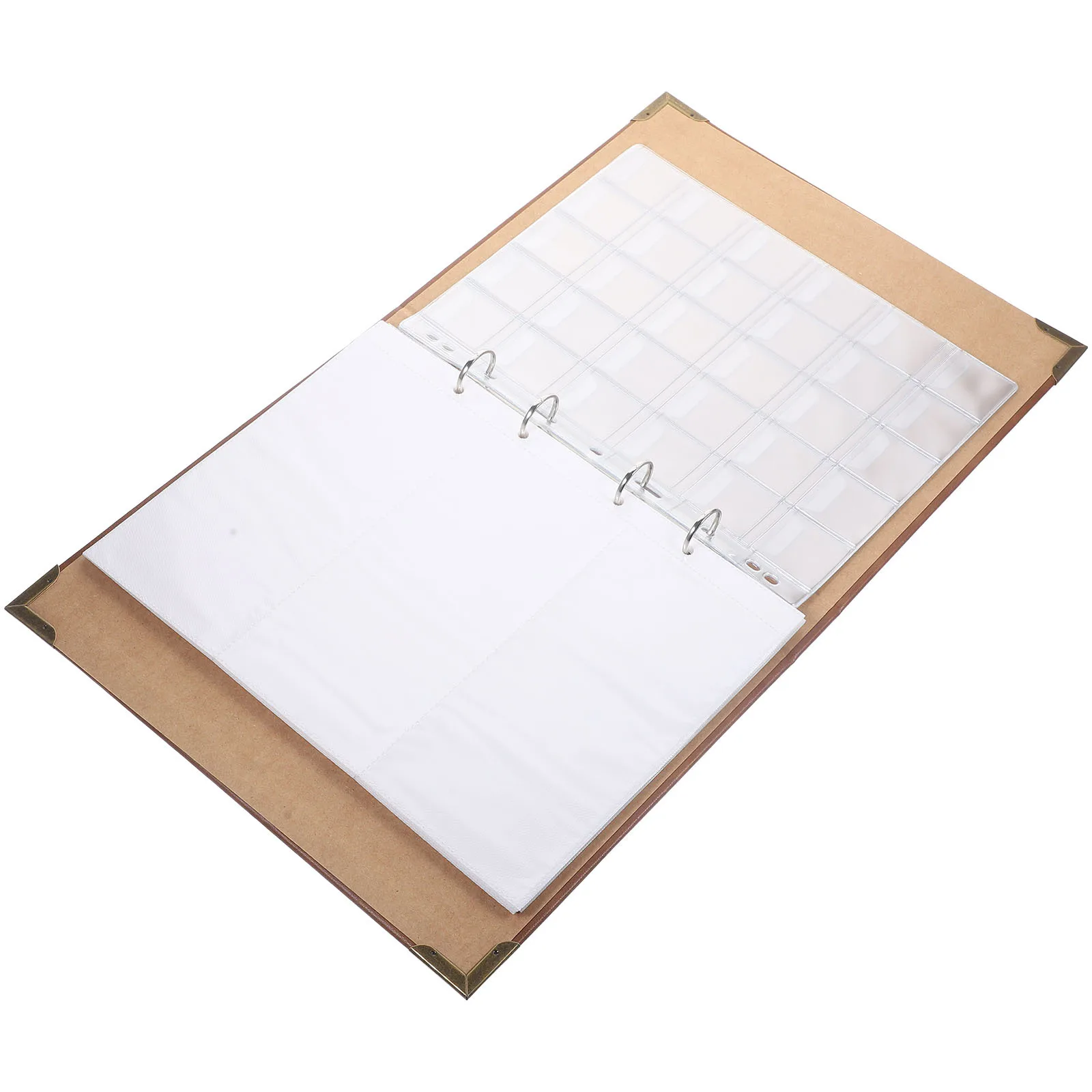 

Collection Book Currency Album Holder for Bills Black Binder Storage Pocket Collecting Supplies Organizer Currency Holder