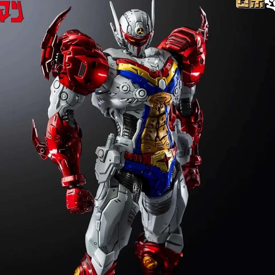 In Voorraad Threezero Cosmic Knight ROBO-DOU Cosmic Knight Metallic Versie 3Z0540 Action Figure Collection Gift