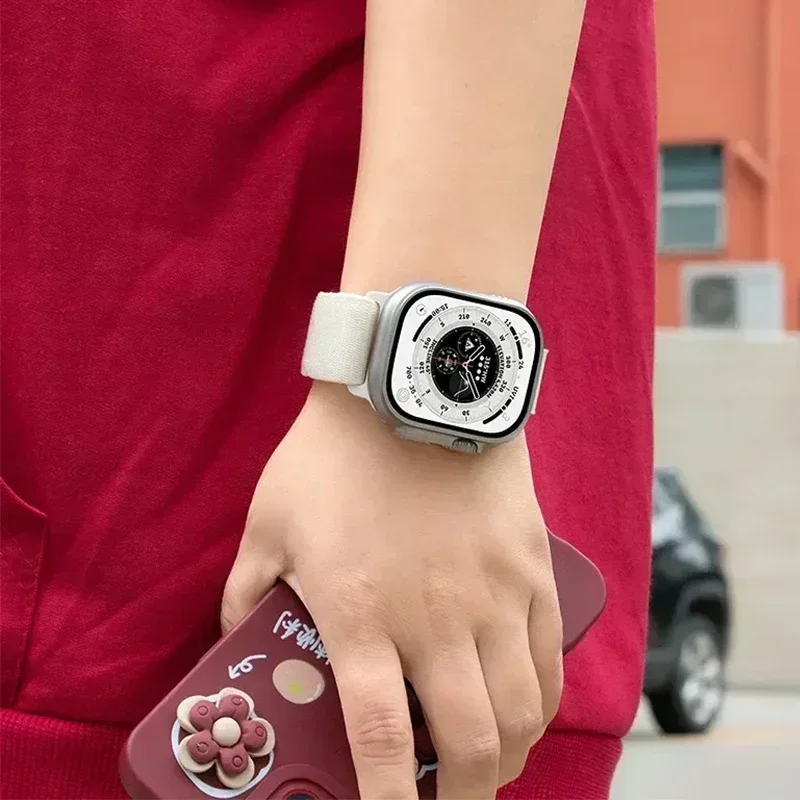 Cinturino Alpine Loop per cinturino Apple Watch 42mm 44mm 45mm 49mm 41mm 40mm 46mm braccialetto per serie iWatch Ultra 10/9/SE/8/7/6/5/4/3
