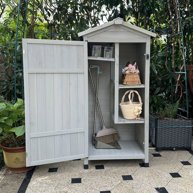 Outdoor Storage Cabinet Tool Cabinet Grocery Cabinet Locker Locker Sub Garden Grocery Box Outdoor Garden Large