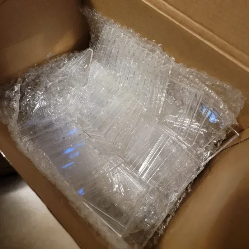 1-20 stücke transparente Acryl-Boxen mit Abdeckung Kunststoff Veranstalter Geschenk verpackung Box Lebensmittel Süßigkeiten Aufbewahrung behälter für Home Display