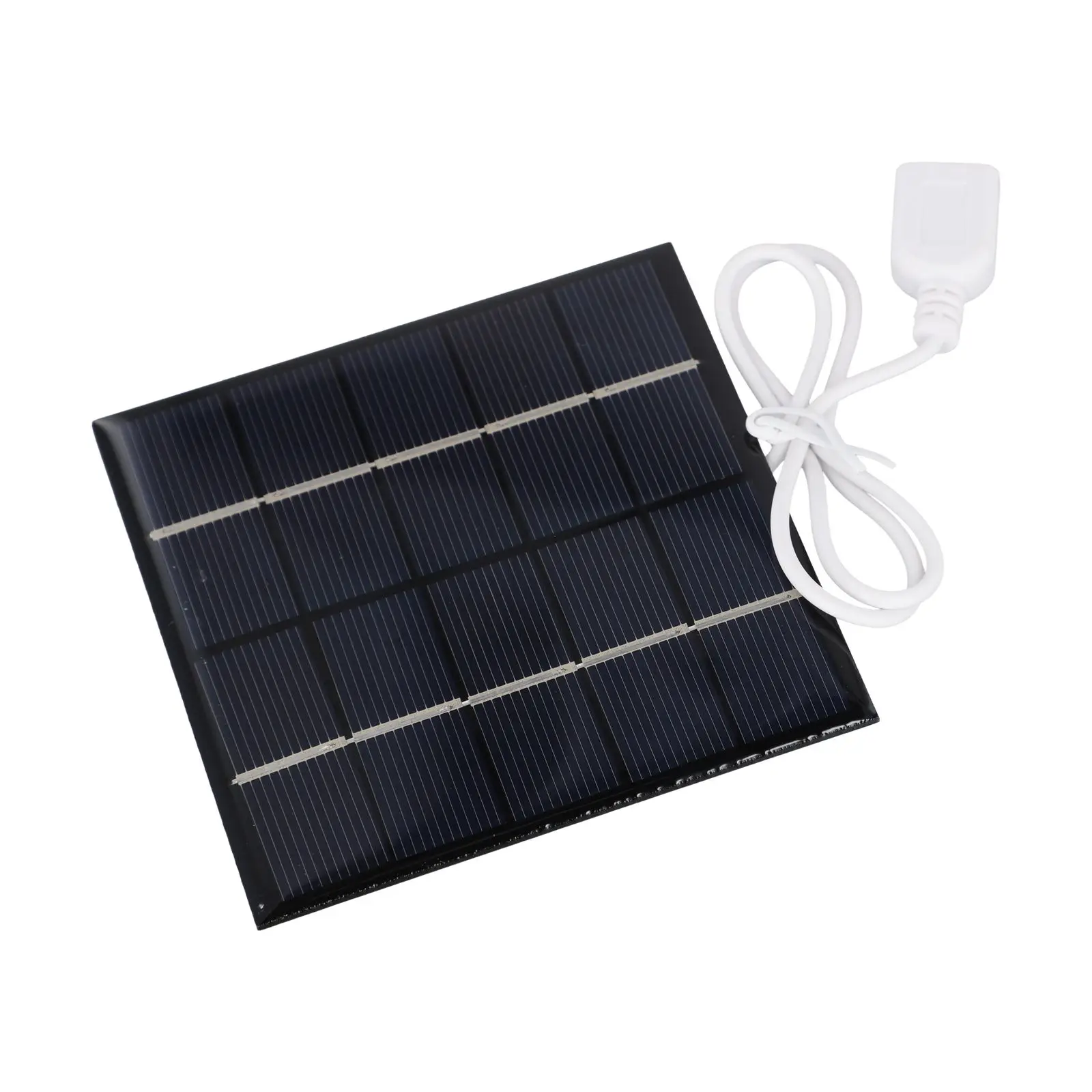 5W 5V Solar Panel Solar Battery Charger Panel For Board Outdoor Camping Power Bank Phone Charging Supplies 100*100mm