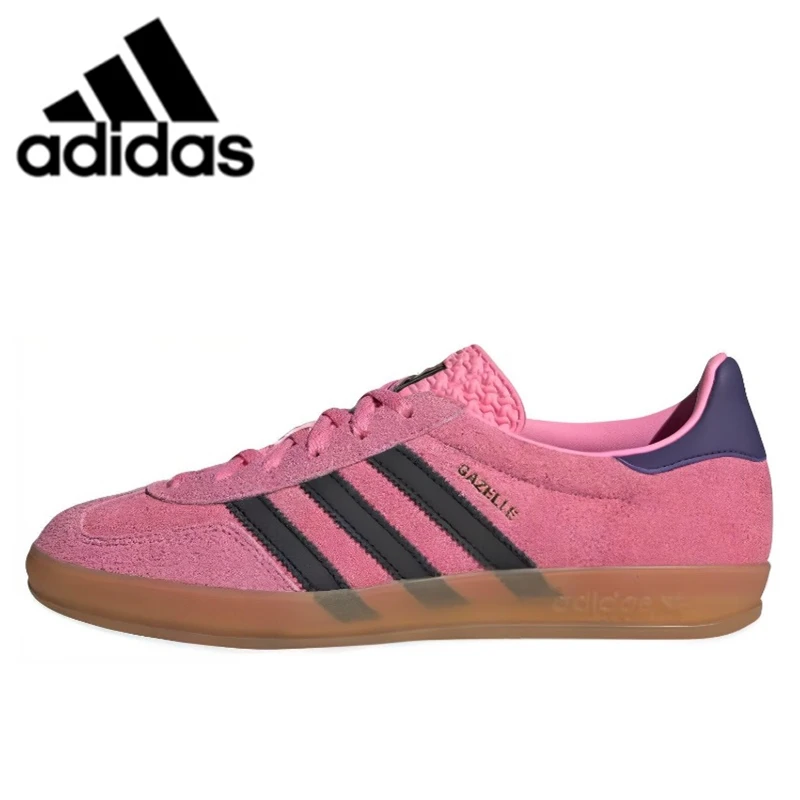 Повседневная обувь для мужчин и женщин adidas Gazelle в помещении Bliss розового фиолетового цвета