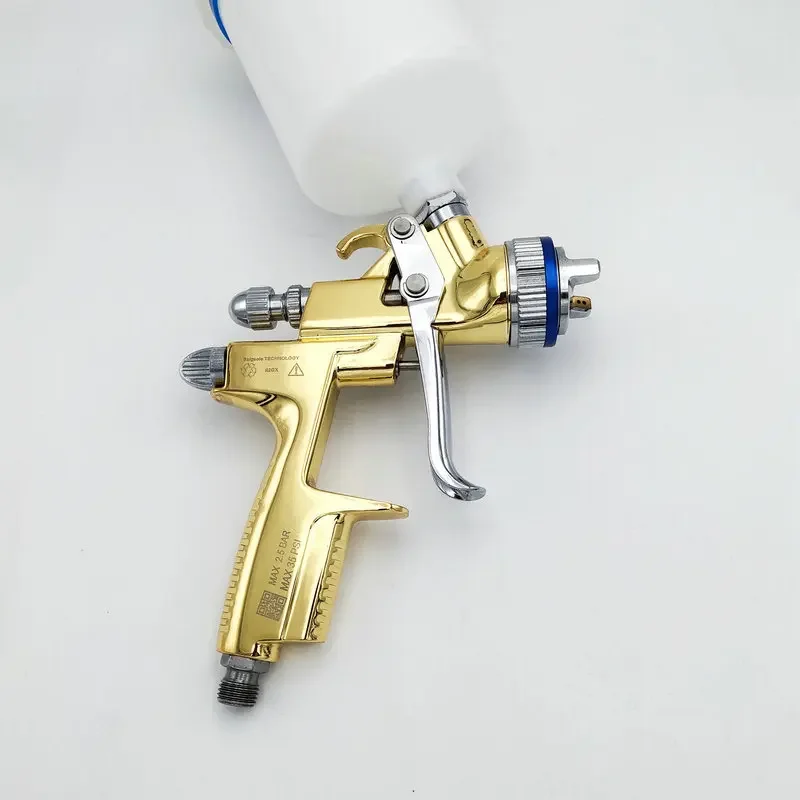 Topspray 1000 golden Spray gun paint Latex paint Special spray coating All-in-one machine Upper pot style Pneumatic tools