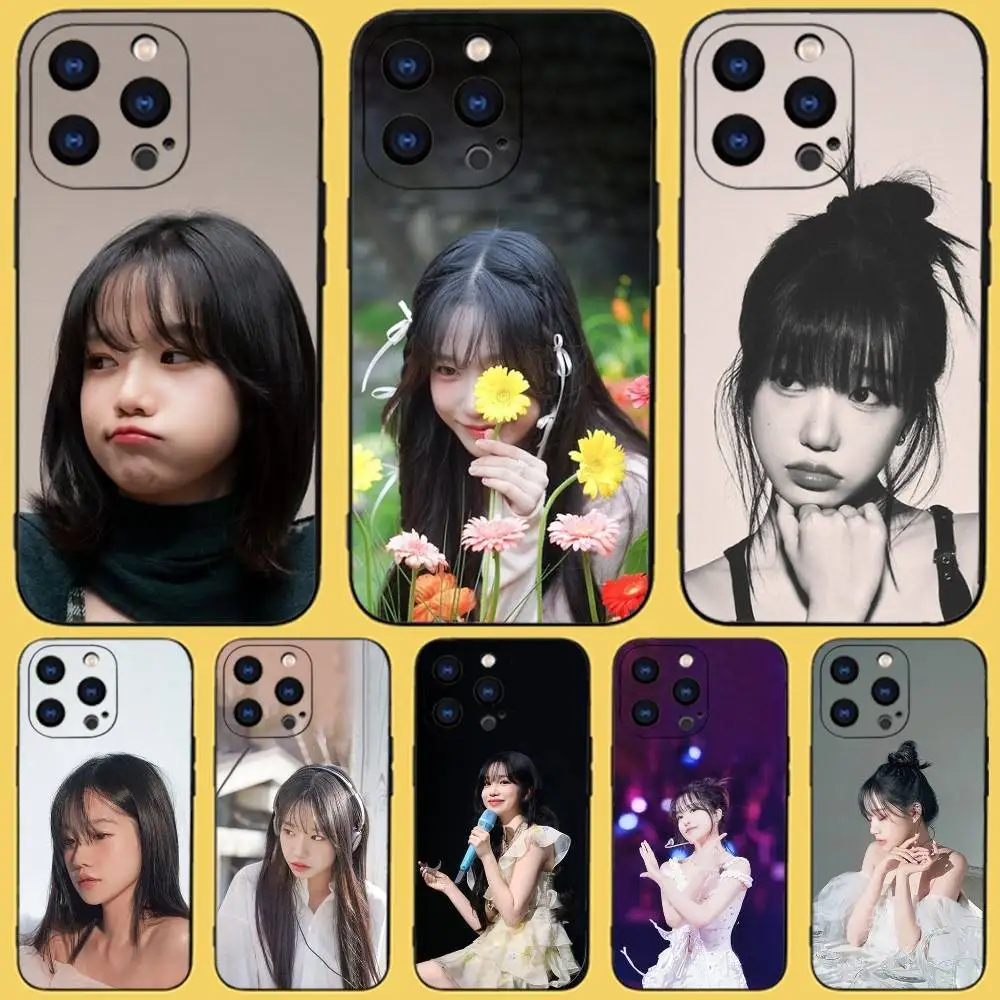 

J-Jo Yu-ri GLASSY Singer Phone Case For iPhone 16,15,14,13,12,11,Pro,XS,Max,XR,Plus,E,SE4,Mini Black Fashion Cover