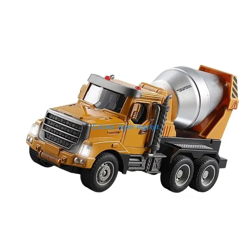 

090B ABS Инерционная строительная машина Реалистичные звуки двигателя Света Детская обучающая игрушка