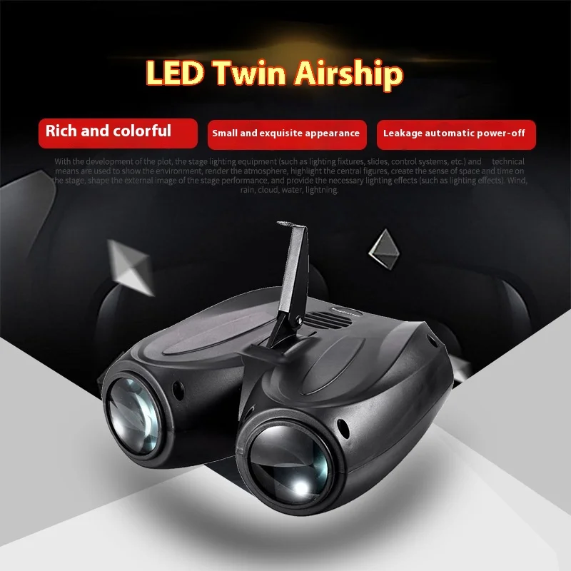 20 Вт светодиодное сценическое освещение, диско-лазерное освещение, водонепроницаемое, регулировка голосового управления, может заменить 100 видов узоров