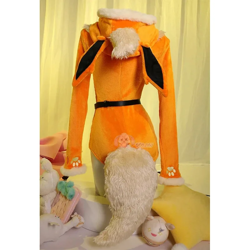 Женское аниме, улучшающее сексуальное женское белье, боди, комбинезон Vaporeon, плюшевый комбинезон с капюшоном, носки с поясом, хвостом, карнавальный костюм yi;4