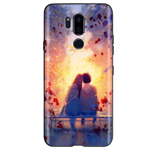 För LG G7 ThinQ Skal Sött Målat Skydd Mjukt Silikon Telefonskal För LG G7 Thinq LM-G710 G710 G7+ Bakstycke 6,1'' Fundas Stötfångare 8 best sales LG G7 ThinQ-skal - №2