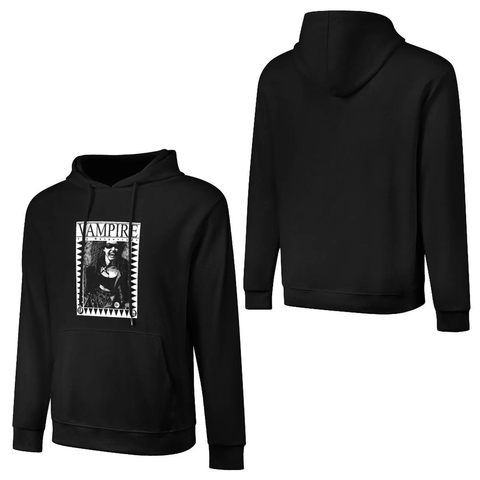 Retro Vampire: The Masquerade Pullover Hoodie winter clothes anime clothing mens clothing hooded shirt tracksuit