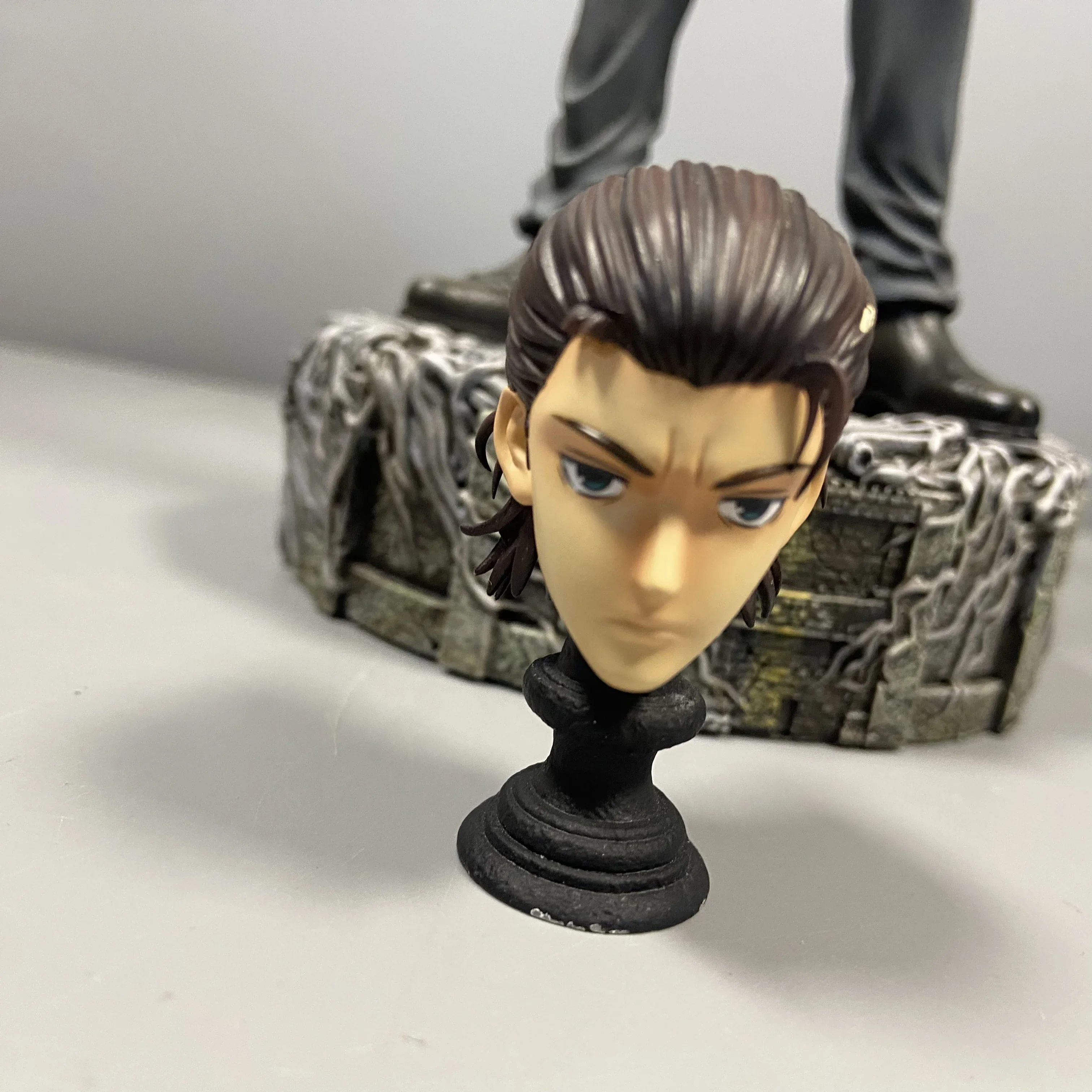 Attack On Titan Anime Figure Eren Jaeger Action Figure 30cm Jaeger Survey Corps Statue Figurine Model Doll Toy Christmas Gifts