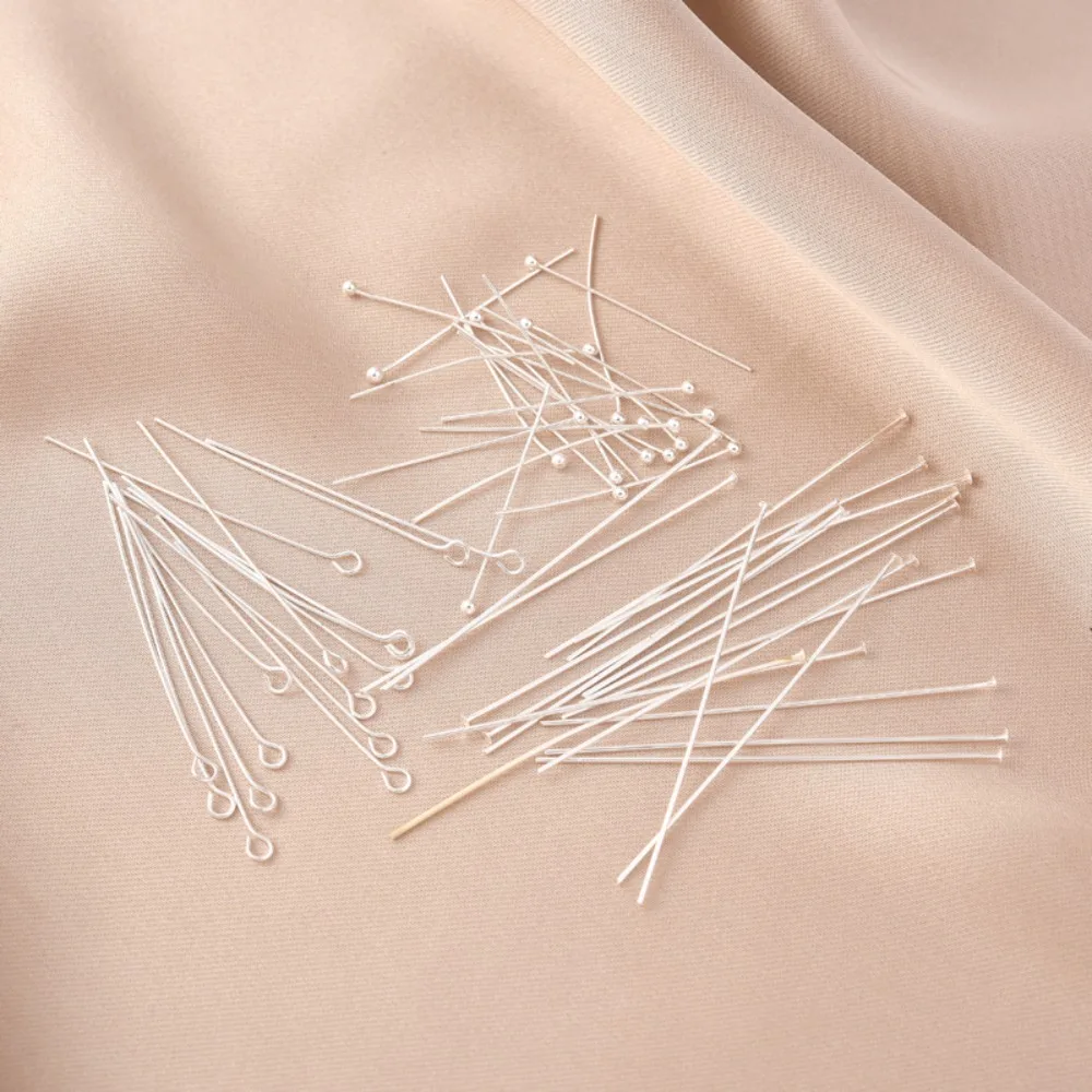 

Посеребренная медь, 9-контактный кулон ручной работы, аксессуары для подвесок своими руками, плоские круглые Т-образные булавки, базовые ювелирные материалы для ручной работы