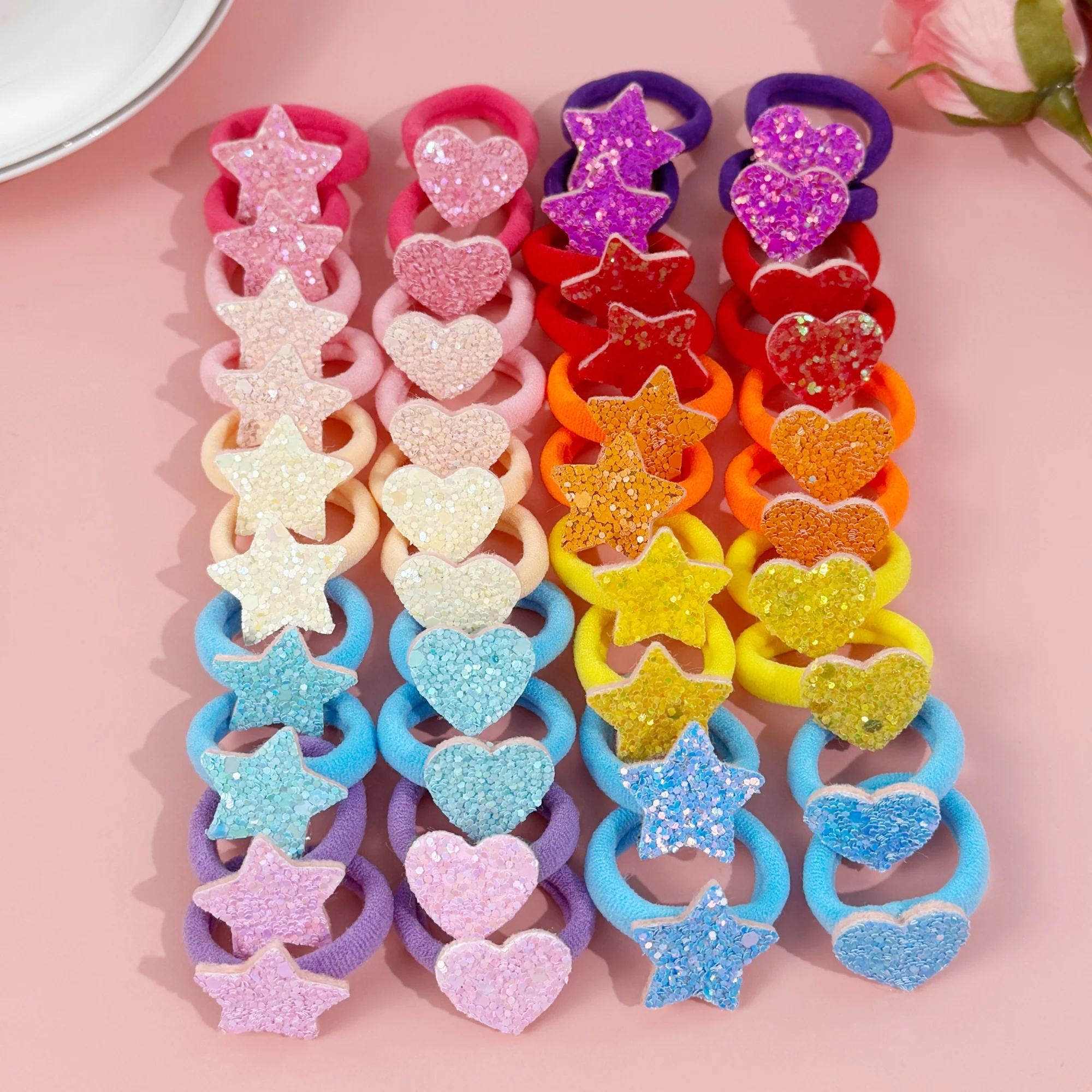 Travel Accessories For 10 Year Old Girl - 20/40 stücke Nette Glitter Stern Haar