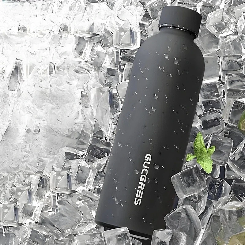 

Household 304 Stainless Steel Water Cup American Portable Large Capacity Sports Kettle Simple Small Mouth Bottle Insulated Cup