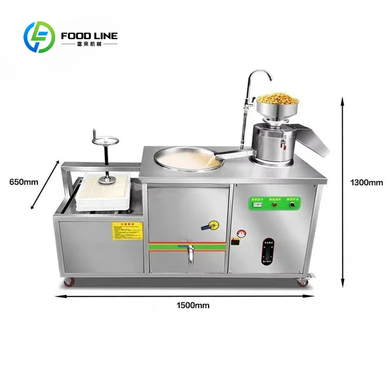 

Customized Automatic Tofu Making Machine Soybean Milk Tofu Making Machine Tofu Skin Making Machine