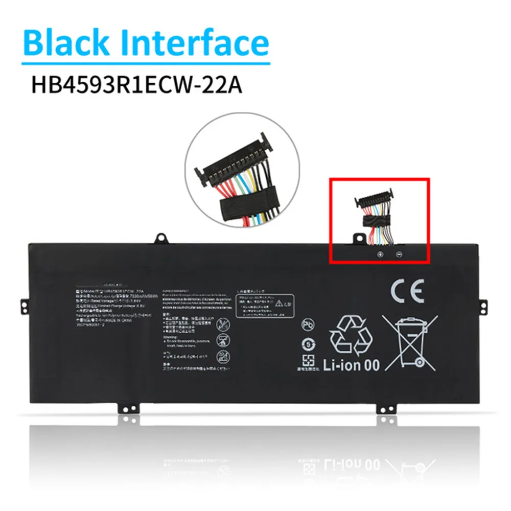 HB4593R1ECW-22 HB4593R1ECW-22A for Huawei MateBook 14 2020 2021 Series KLVL-WFH9 KLVD-WFH9 MACHD-WFE9 7.64V 56Wh