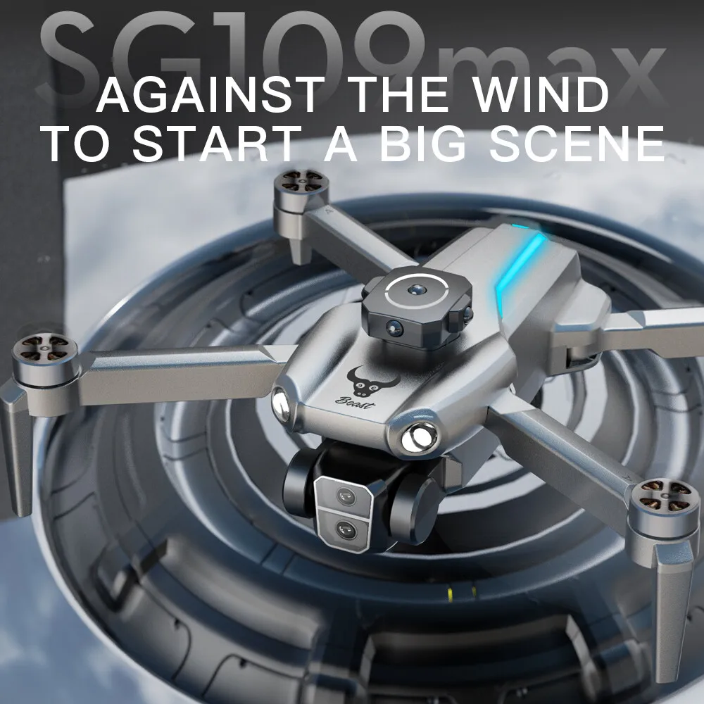 SG109MAX Drone GPS WIFI FPV 4K Dual Camera Gesture Photo 360° Obstacle Avoidance Remote Control Quadcopter - view 2