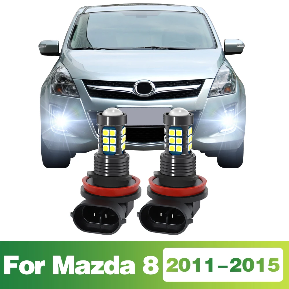 

NEW 2Pcs LED Lamp Car Front Fog Light For MAZDA 8 2011 2012 2013 2014 2015 Accessories