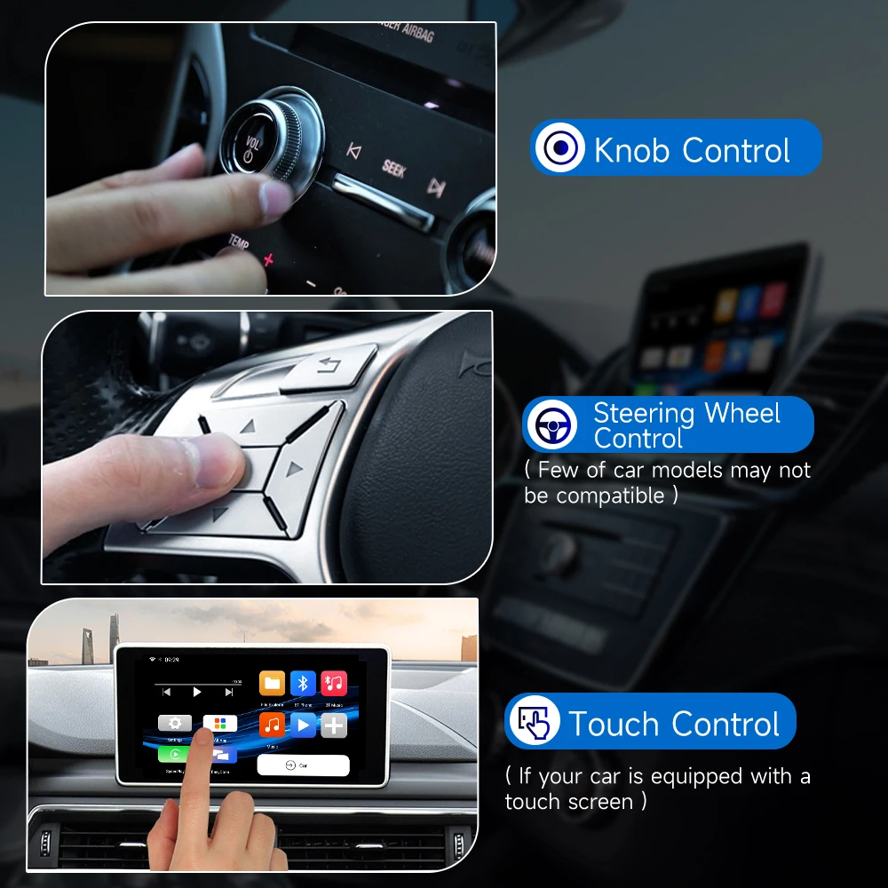 2024 HEYINCAR Smart AI Box  Android Auto Wireless CarPlay Adapter For Seat Ibiza Arona Leon Ateca Tarraco  Car Play For YouTube