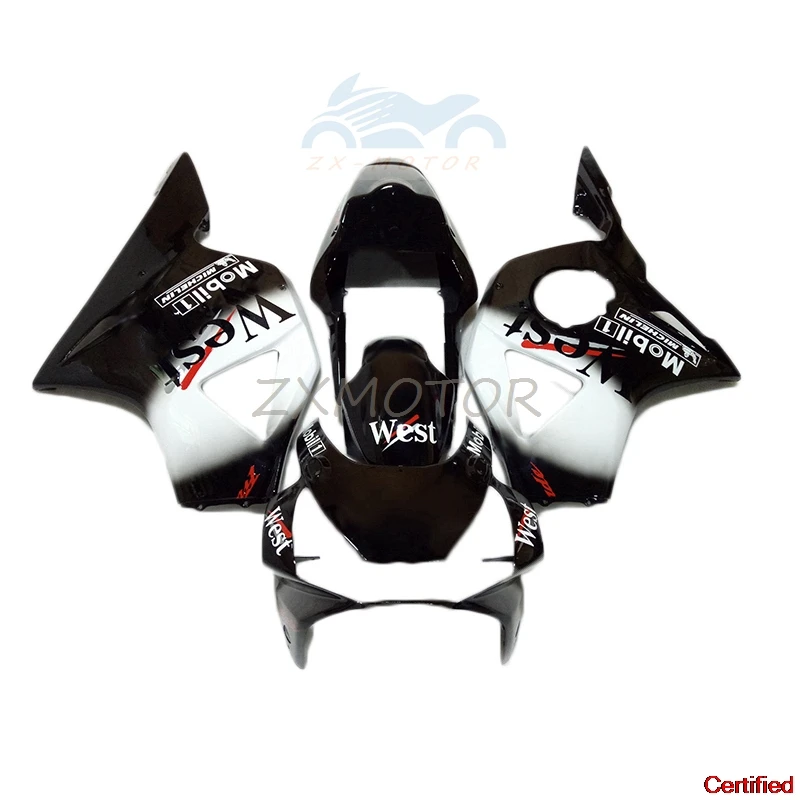 Premium Full Body New Fairings Kits Fit For HONDA CBR954RR 2002 2003 White Black West fairing CBR954 02 03 k2 k3 45