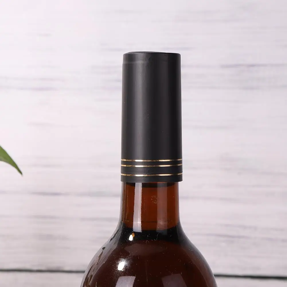 Wine Bottle Heat Shrink Capsules Cover Sealing Wine Heating Shrinkable Cap Film Wrapping Beer Liquor Bar Supplies