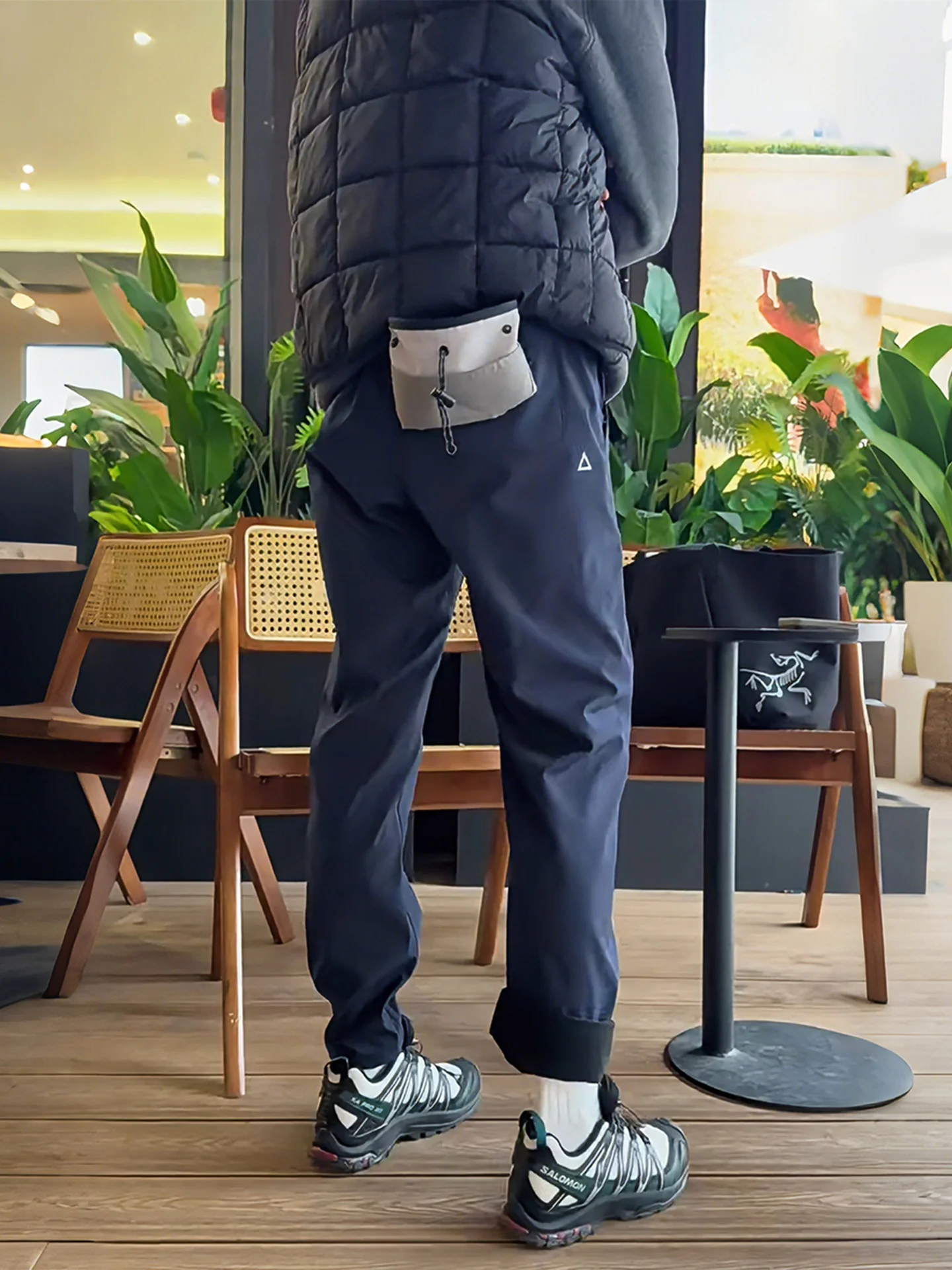 

Мужские уличные брюки карго с подкладкой, водонепроницаемые, ветрозащитные, для походов, прямые, рабочие