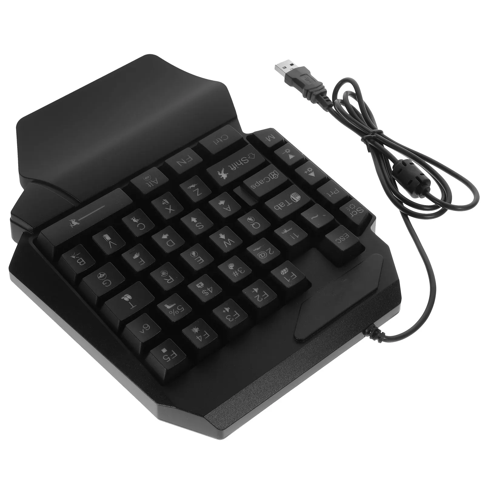 

Backlight Gaming Keyboard Sturdy Professional Design Accurate Operation Ideal for Home Dorm Computer Game E- Game