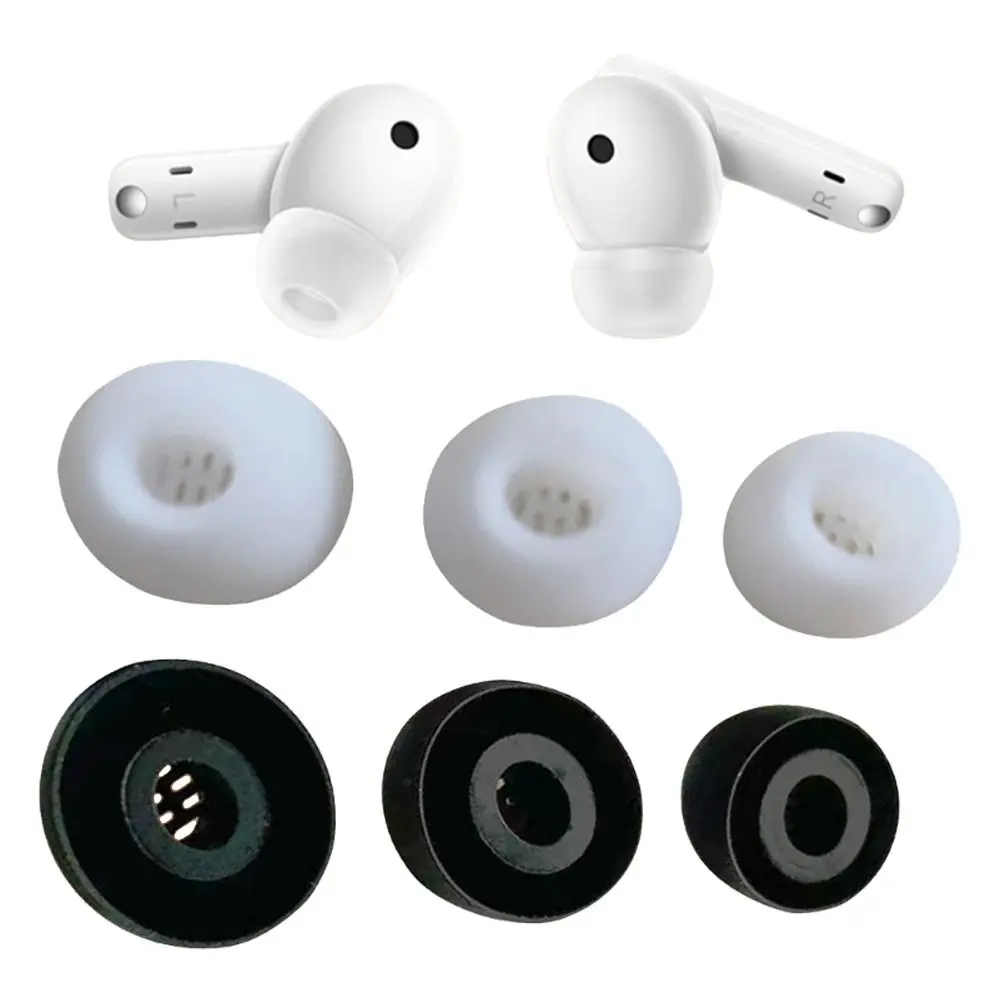 6pcs/set  L/M/S Replacement Ear Tips Earbuds for HUAWEI FreeBuds 5i Earphones Anti-Slip Ear buds Eartips Earpads Cover