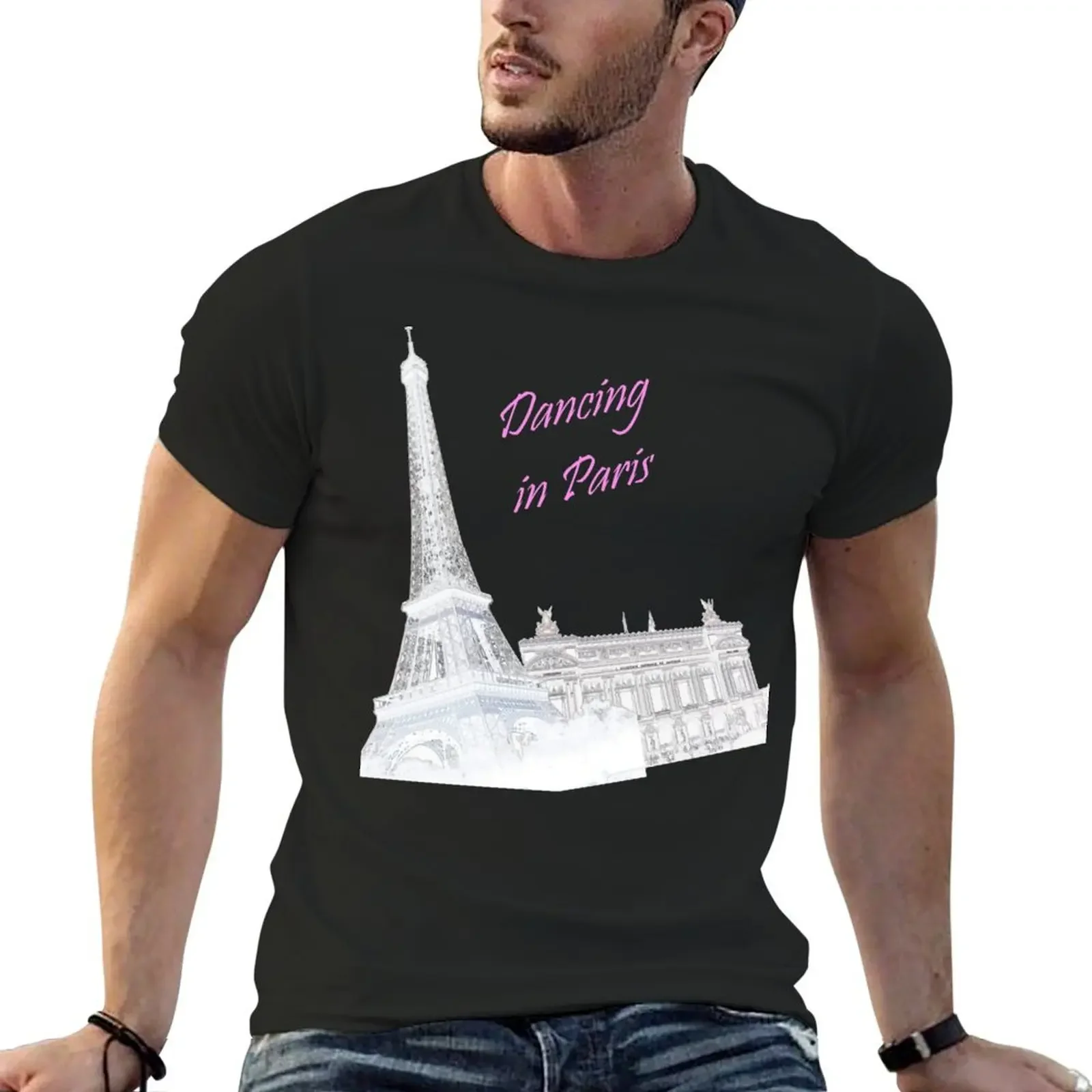 

Kopie von Paris Ballet Dance Eiffel tower L'Opéra T-Shirt graphic shirts for a boy tees Short sleeve tee graphic tees men