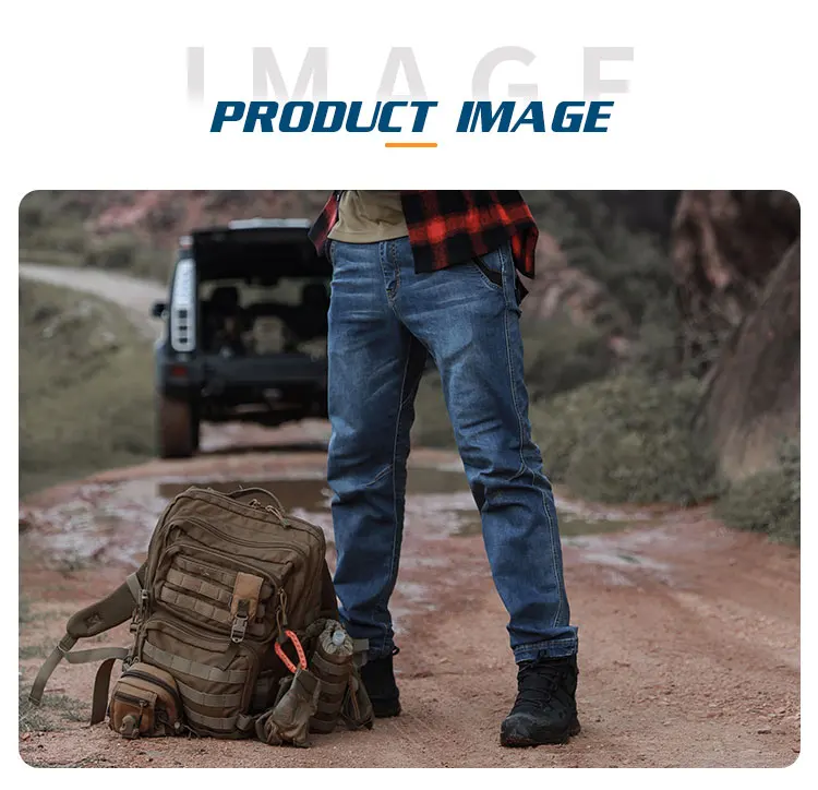 Emersongear Blue Label Freedom Taktische Jeans Duty Cargohose Denim Hose Ergonomisch Camping Wandern Jagd Sport Outdoor – Detail 10