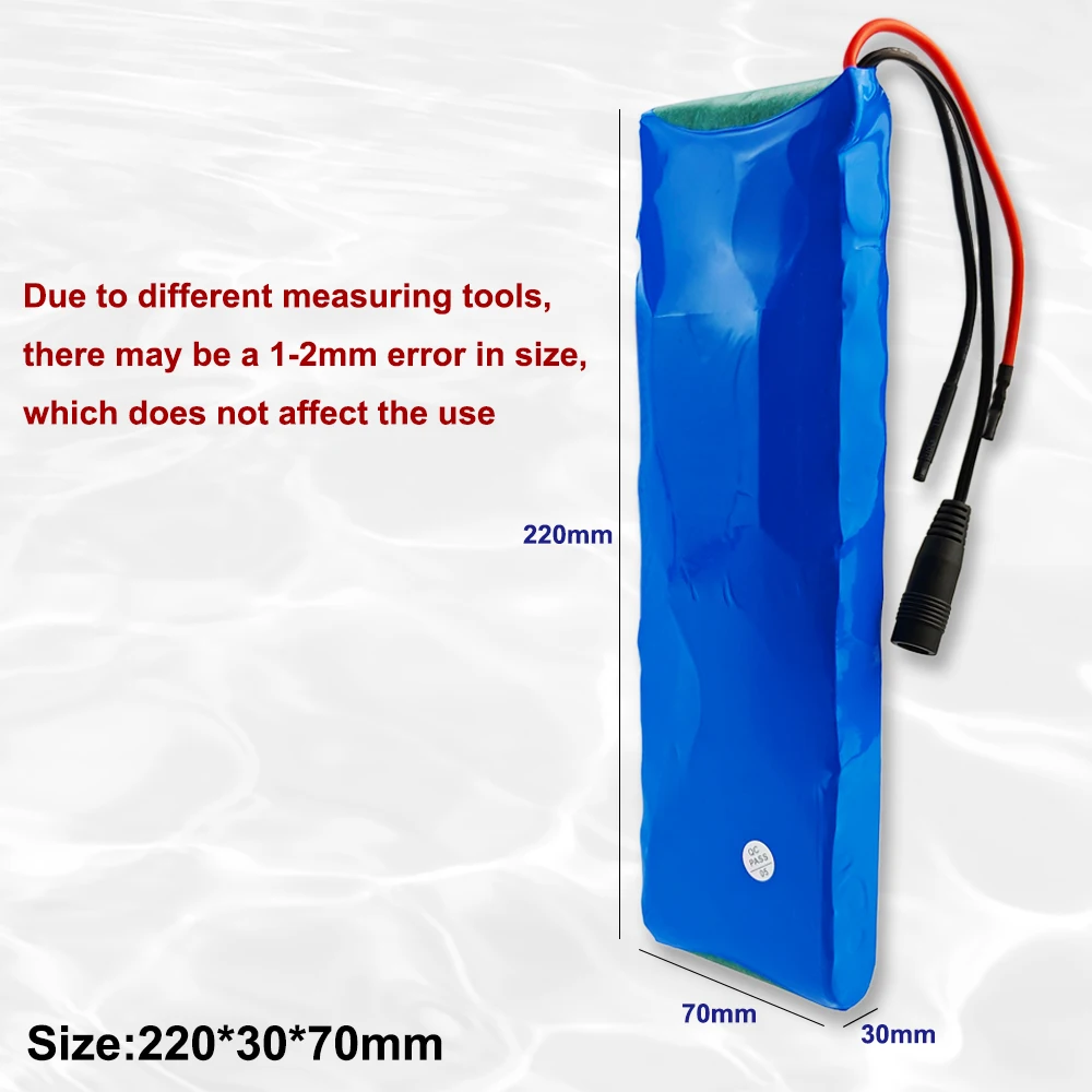 25.2V 6800mAh Lithium-ion Rechargeable 6S2P Battery Pack, Suitable for 24V Power Supply of Electric Toys, Electronic Products et