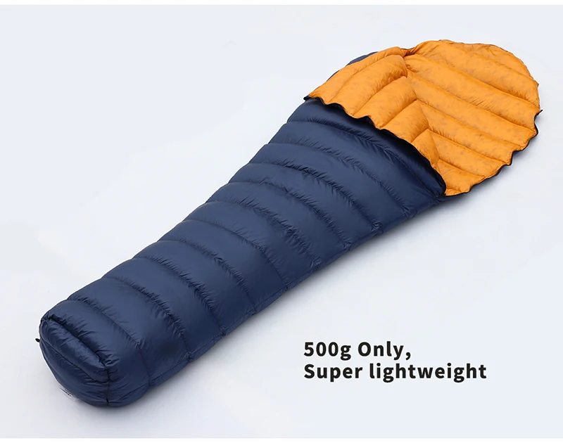 Kamperbox Ultraleichter Daunenschlafsack Camping Outdoor Camping Schlafsack Daunen UL250 – Detail 7