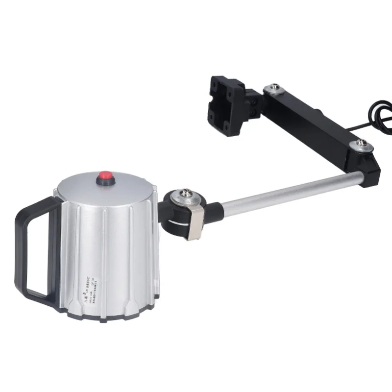 Braccio lungo regolabile pieghevole con luce da lavoro a macchina impermeabile a LED per tornio CNC 12W 24V