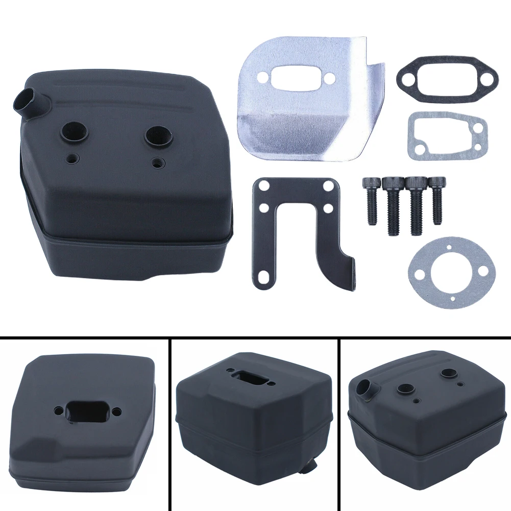 Imagem -04 - Silenciador de Escape Deflector Kit Parafusos Silenciador Garden Power Tool Acessórios Fit para Ported 61 268 272 272xp 268k 272s