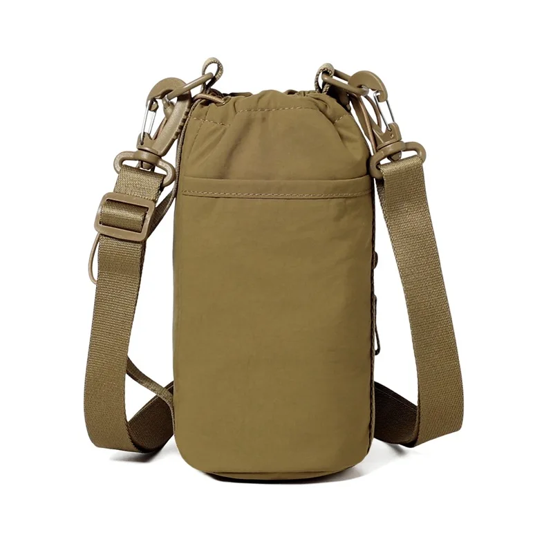 

Уличная сумка для телефона с бутылкой воды, унисекс, студенческая сумка-зонтик, двухслойная водонепроницаемая сумка через плечо, противоударная защитная сумка для чашки