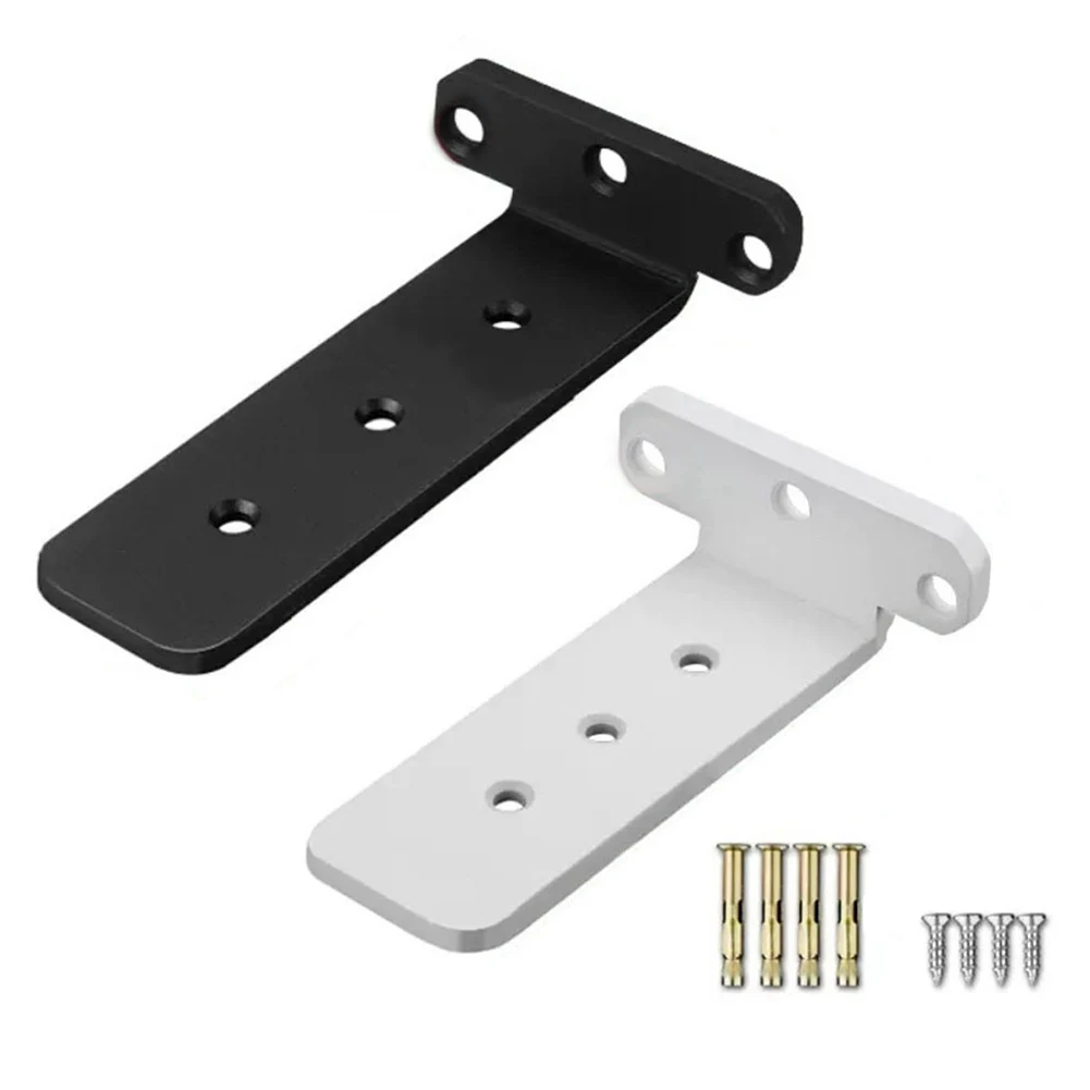 

2pcs wall tripod bracket shelf support for partitions cold rolled steel material space saving flush mount design