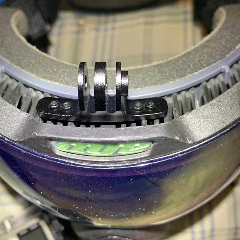 حامل نظارات قناع GoPro لخوذة الجيش GoPro Hero 7، Dye i4، Dy i5 HK باللون الأسود