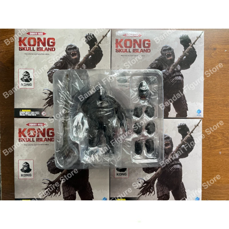 In magazzino originale HIYA EXQUISITE BASIC Kong Skull Island King Kong 6 pollici animazione Action Figure Gift Model Collection Hobby