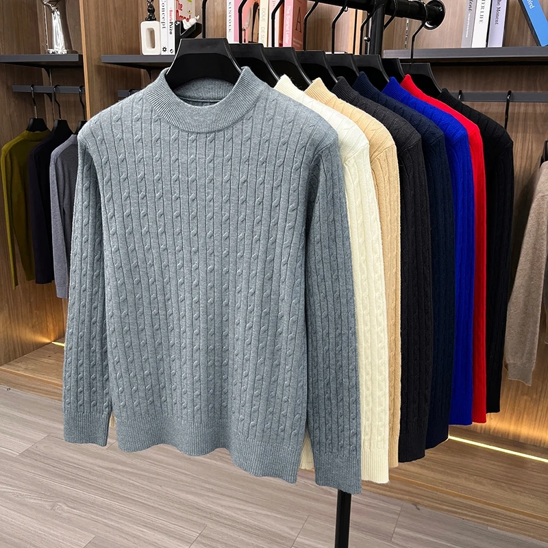 Neuer Winter-Pullover der Modemarke aus Samt, warm und bequem, Herrenbekleidung, Original-Welpen-Stickerei, koreanische Version, Pullover – Detail 6