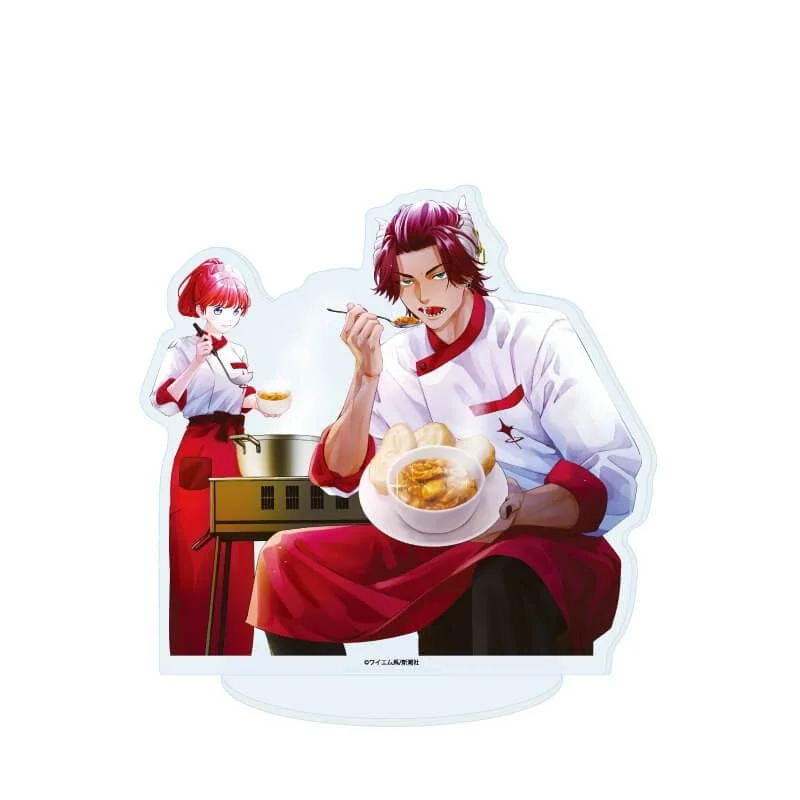 Chef in the Demon King's Castle Anime Acrylic Stand Model Figure Cosplay Plate Holder Topper Fans Keychain Desk Decor Plate Gift