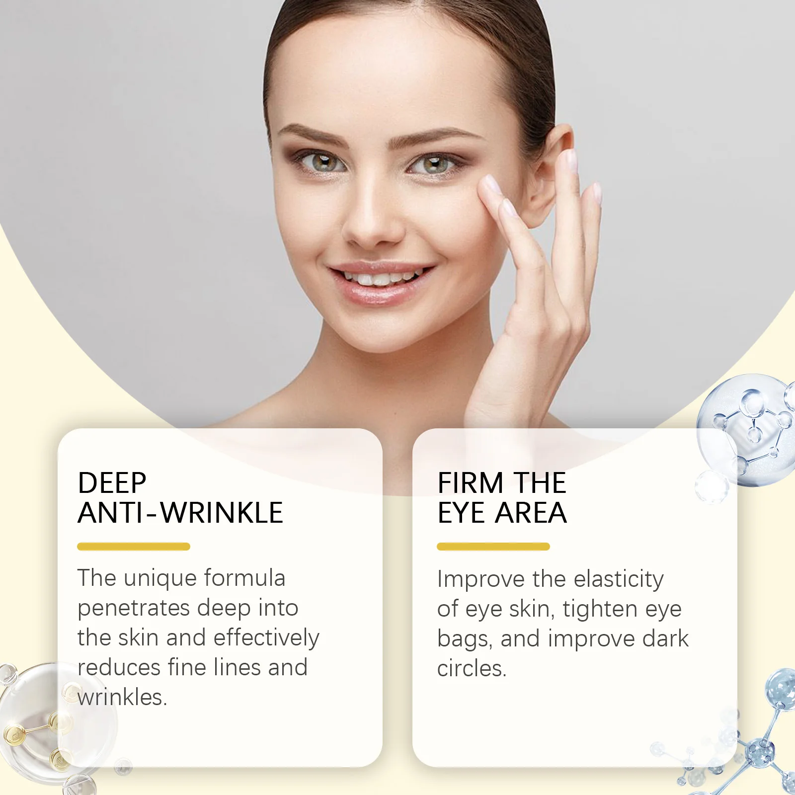 Revitalizing Eye Cream Anti Dark Circles Improve Puffiness Dullness Remove Wrinkles Hydrating Firming Brightening Eye Skin Care
