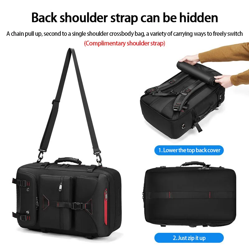 New Travel Backpack Laptop Bag Multifunctional Waterproof Anti Theft Bag Outdoor Large Capacity Backpack Mochila