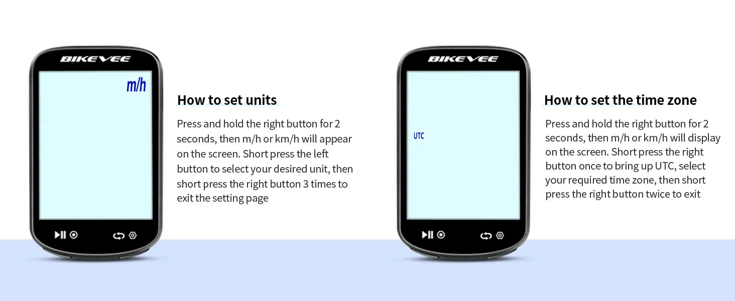 BIKEVEE Sonnenlicht-lesbarer 2,6"-LCD-Multifunktionsdisplay GPS Bluetooth Drahtloser Fahrradcomputer Fahrrad-Tachometer Kilometerzähler – Detail 10